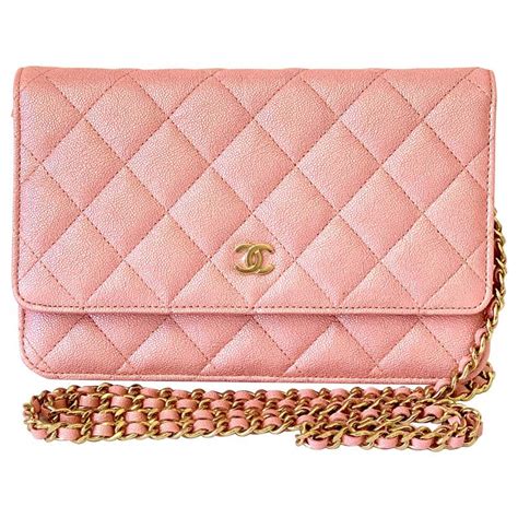 pink chanel wallet on chain|chanel wallet on chain cost.